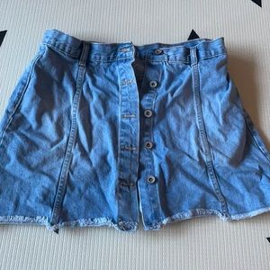 Full Button Up Skirt